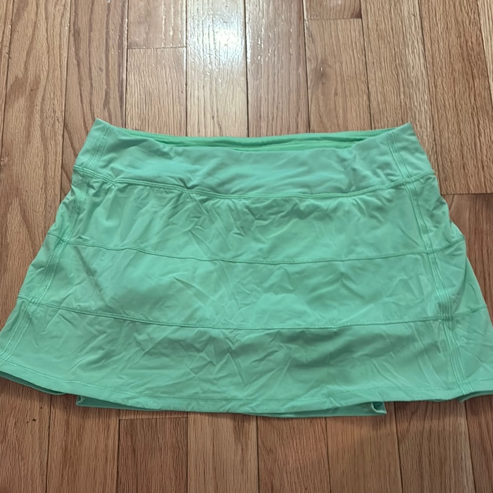 Lululemon Athletica Pace Rival Green Skirt